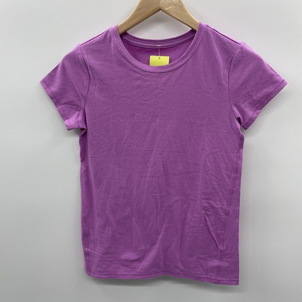 All in Motion Youth Girls Large‎ 10/12 Core Short Sleeve T-Shirt in Purple 2414